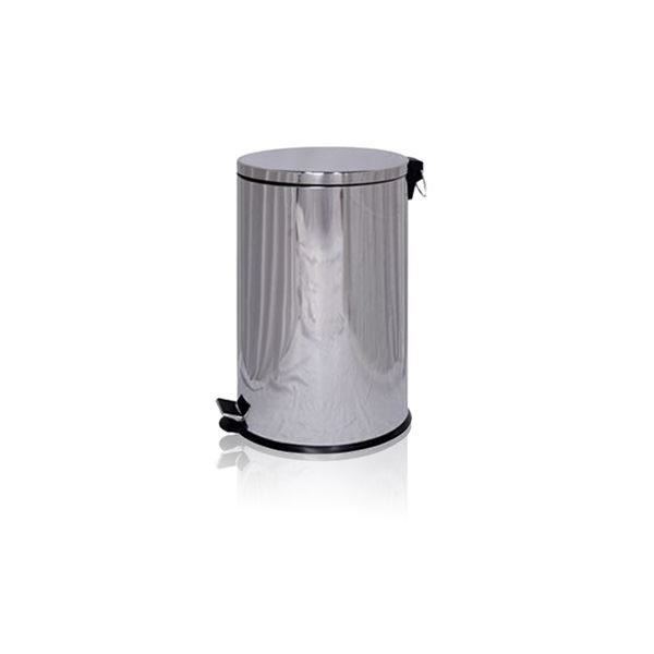 ダストボックス ゴミ箱 20L ステンレス ポリプロピレン 足元ペダル付き ふた付き 完成品 キッチン 台所 リビング〔代引不可〕の通販は 6,720円