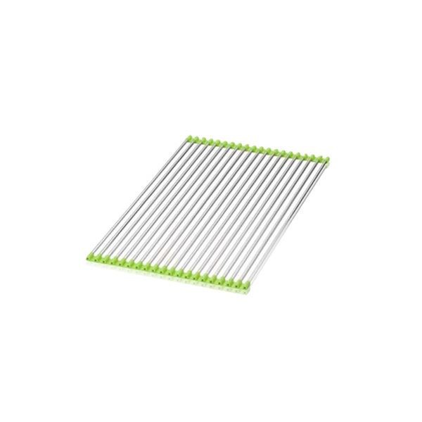 水切りラック キッチン用品 幅57.4×奥行33cm グリーン KS-2764 スノコロロ ふきん スポンジ 食器 野菜 洗い物 流し台 シンク〔代引不可〕の通販は