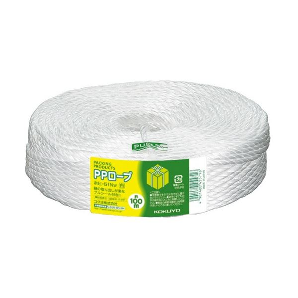 TRUSCO PVロープ 6mm×30m コイル巻 黄 R-630PV 1巻 〔×3セット〕 TRUSCO PVロープ 6mm×30m コイル巻 黄 R-630PV 1巻 TRUSCO PVロープ