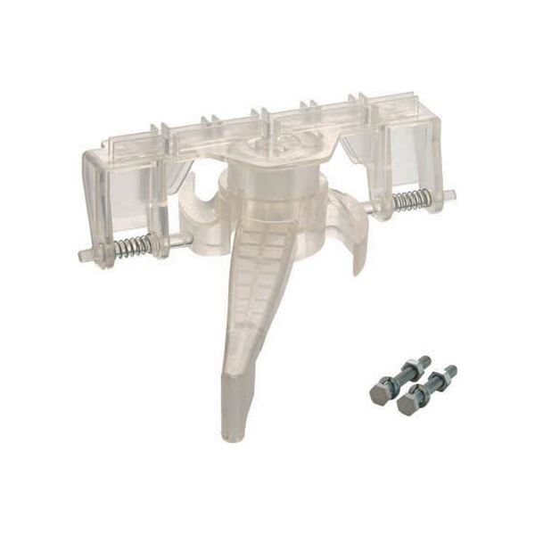 (まとめ) TRUSCO 樹脂台車 アクロ用樹脂ストッパー AC-1JS 1台 〔×5セット〕〔代引不可〕