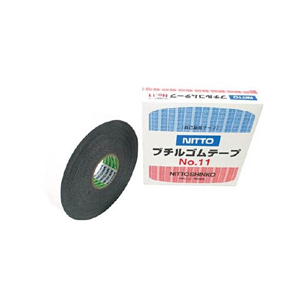 (まとめ) 日東電工 自己融着テープ No.11 0.5mm×19mm×10m クロ 11-19 1巻 〔×5セット〕〔代引不可〕の通販は 10,522円