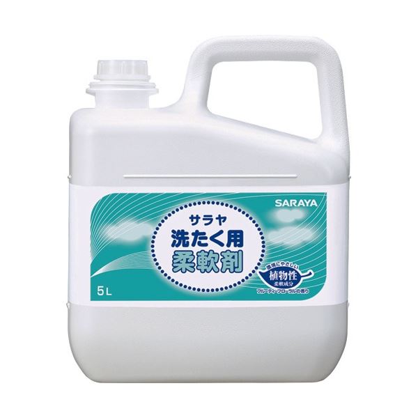 (まとめ) サラヤ 洗たく用柔軟剤 5L 51688 1本 〔×3セット〕〔代引不可〕の通販は 12,160円