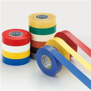 (まとめ) 日東電工 ビニールテープ No.21 19mm×20m 青 21-20B 1パック(10巻) 〔×3セット〕〔代引不可〕の通販は