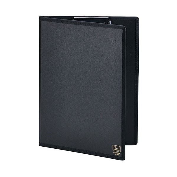 (まとめ) キングジム オールインクリップボード(カバー付き) A4タテ 黒 5995クロ 1枚 〔×5セット〕〔代引不可〕の通販は