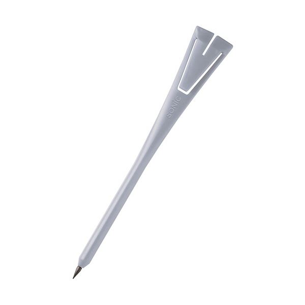 (まとめ) ソニック クリップ付ペンシル 抗菌タイプ グレー DA-4901-GL 1セット(200本:50本×4パック) 〔×3セット〕〔代引不可〕の通販は