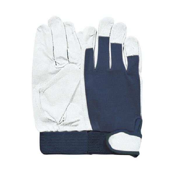 (まとめ) おたふく手袋 豚革甲メリヤスマジック付 紺 M R-29-N-M 1双 〔×5セット〕〔代引不可〕の通販は