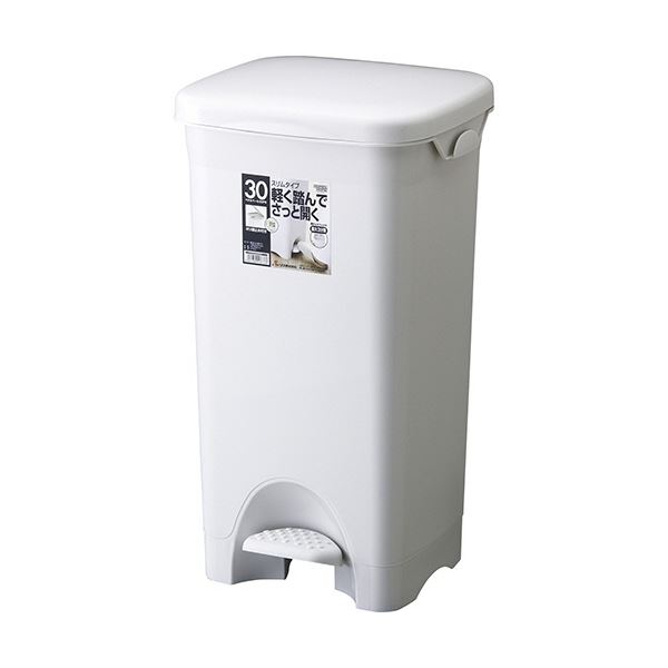 (まとめ) リス HOME＆HOME ペダルペール 28L グレー GPRB037 1台 〔×5セット〕〔代引不可〕の通販は