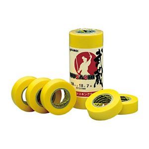 (まとめ) カモ井加工紙 和紙マスキングテープ 武蔵 24mm幅 MUSASHIJAN-24 1パック(5巻) 〔×20セット〕〔代引不可〕の通販は 19,430円