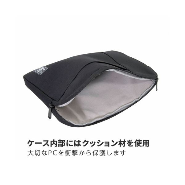 専用　レザー まとめ) キング PCケース 15型対応 ブラック K-SMWC-15BK 1個 〔×3