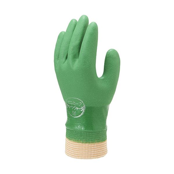 (まとめ) ショーワグローブ 600 グリーンジャージ M NO600-M 1双 〔×30セット〕〔代引不可〕の通販は