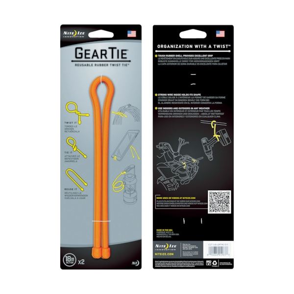 (まとめ) シームーン NiteIze ギアータイ 18インチ オレンジ NI01983 1パック(2個) 〔×5セット〕〔代引不可〕の通販は
