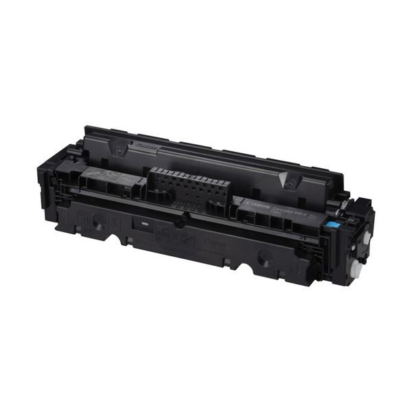 (まとめ) CANON(キヤノン) 〔純正〕 トナーカートリッジ シアン CRG-055HCYN 〔×2セット〕〔代引不可〕