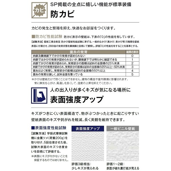 のり無し壁紙 サンゲツ SP2828 〔無地貼可〕 92cm巾 35m巻〔代