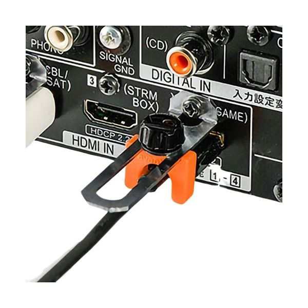 サンワサプライ I/OロックHDMI-WIDE(AVレシーバー用HDMIプラグ対応) CA-NB007〔代引不可〕