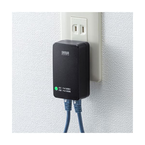 サンワサプライ PoEインジェクター( アダプタ型) LAN-GIHINJ4〔代引不可〕の通販は サンワサプライ PoEインジェクター( アダプタ型) LAN-GIHINJ4〔代引不可〕の通販は
