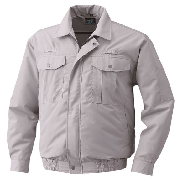 KU9054F 空調服 R ポリエステル製 フルハーネス対応 シルバー 3L〔代引不可〕