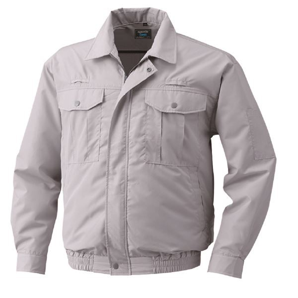 KU9054F 空調服 R ポリエステル製 フルハーネス対応 シルバー 5L〔代引不可〕の通販は