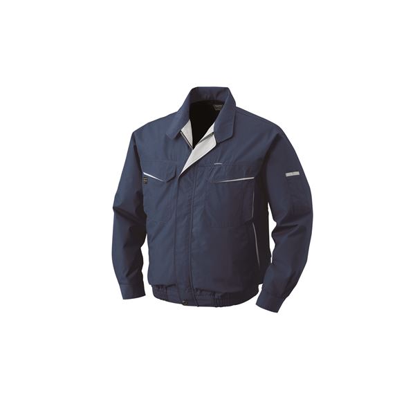 KU90470 空調服 R 綿・ポリ混紡 ネイビー 5L〔代引不可〕の通販は