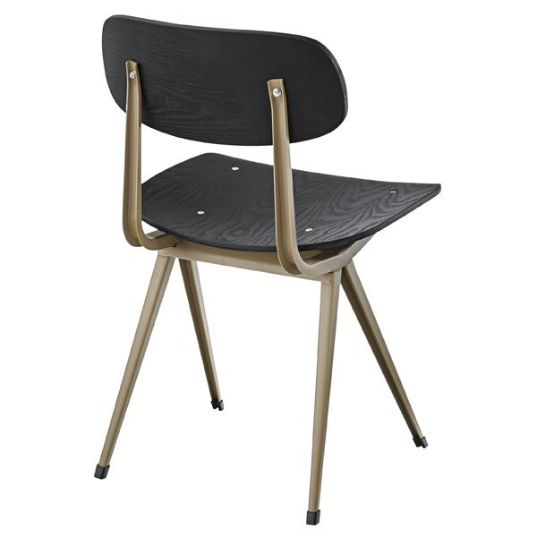 パーソナルチェア リビングチェア 約幅46cm ブラック スチール 完成品 リビング ダイニング インテリア家具〔代引不可〕の通販は