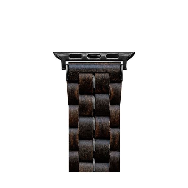 緑林シリーズ VOWOOD ボーウッド 天然木バンド for Apple Watch アップルウォッチ 41/40/38mm 黒檀  VW74034AWCP()