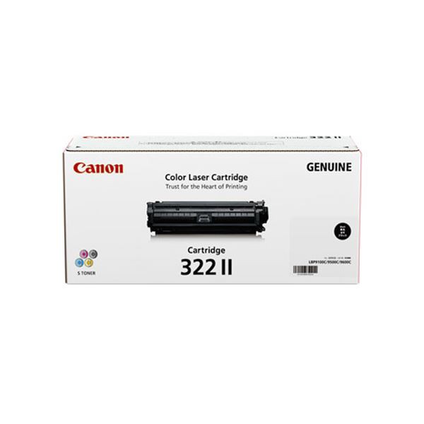 CANON(キヤノン) 純正 トナーカートリッジ 322IIBK ブラック CRG-322IIBLK〔代引不可〕