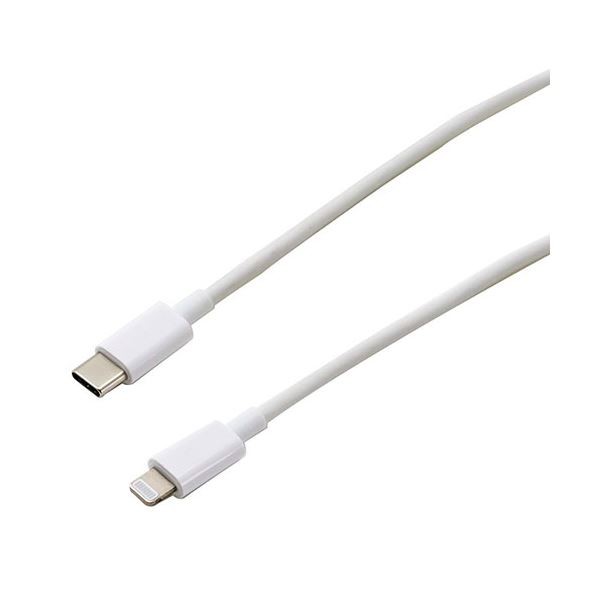 〔5個セット〕imprinc USB Type-C to Lightningコネクタケーブル 1.0m ホワイト ICLCS100WX5〔代引不可〕