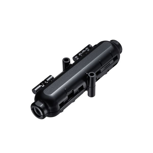 サンワサプライ 耐水型LANケーブル中継ケース ブラック LAN-TL20〔代引不可〕の通販は