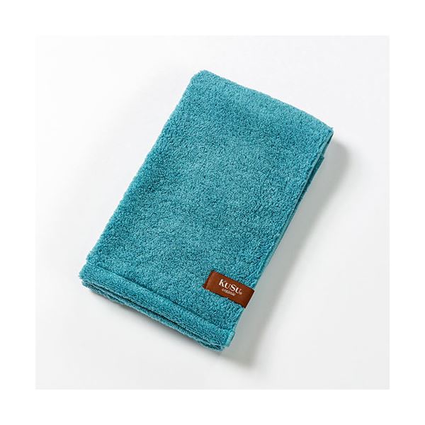 〔5個セット〕楠橋紋織 くすばしタオル クスオーガニック フェイスタオル 約33cm×80cm ブルー(PBP YARNプロジェクト対象) 1-68031-31-BX5〔代引不可〕の通販は