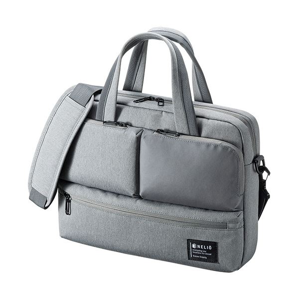 サンワサプライ カジュアルPCバッグ13.3型ワイド対応 グレー BAG-CA11GY 1個〔代引不可〕の通販は 9,510円