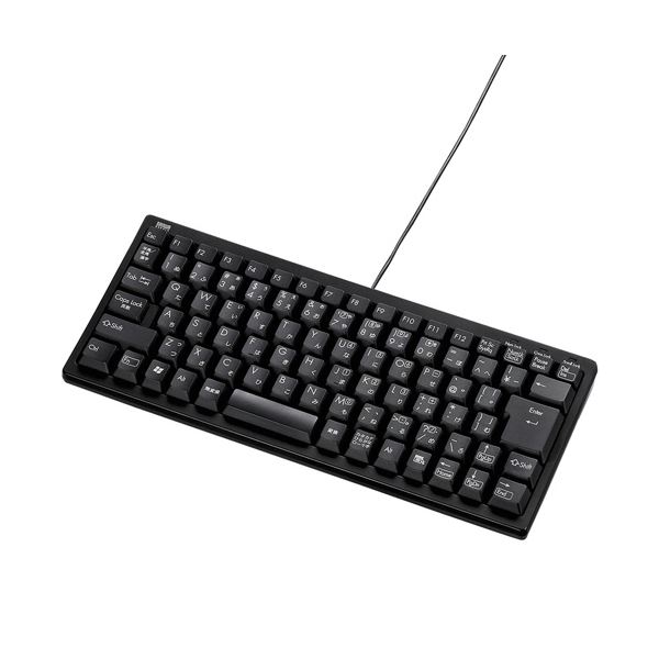 サンワサプライ コンパクトキーボードブラック テンキーなし SKB-KG3BKN2 1台〔代引不可〕の通販は 6,200円