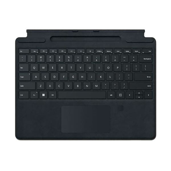 マイクロソフト Surface Pro指紋認証センサー付 Signatureキーボード(英語版) ブラック 8XG-00023O 1台〔代引不可〕の通販は