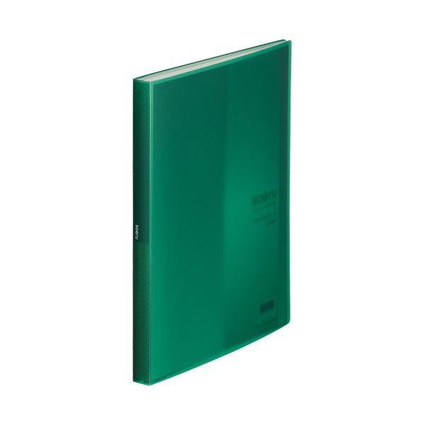 （まとめ）リヒトラブ soeru クリヤーブック A4タテ 40ポケット 背幅20mm フォレストグリーン N-8102-7 1冊〔×5セット〕〔代引不可〕