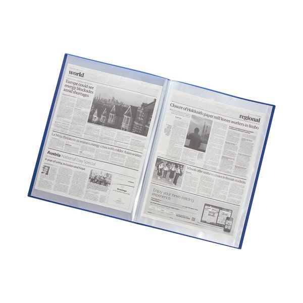 ds-（まとめ）リヒトラブ soeru クリヤーブック B4タテ 20ポケット 背幅11mm インディゴブルー N-8132-11 1冊〔×10セット〕 まとめ）リヒトラブ soeru クリヤーブック A4タテ 40ポケット 背幅20mm