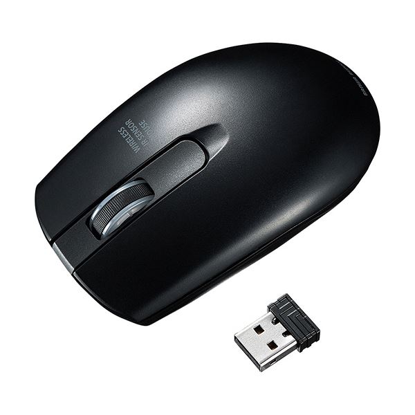 （まとめ）サンワサプライ ワイヤレス IRLEDマウス ブラック MA-WIR132BK 1個〔×3セット〕〔代引不可〕の通販は 8,121円