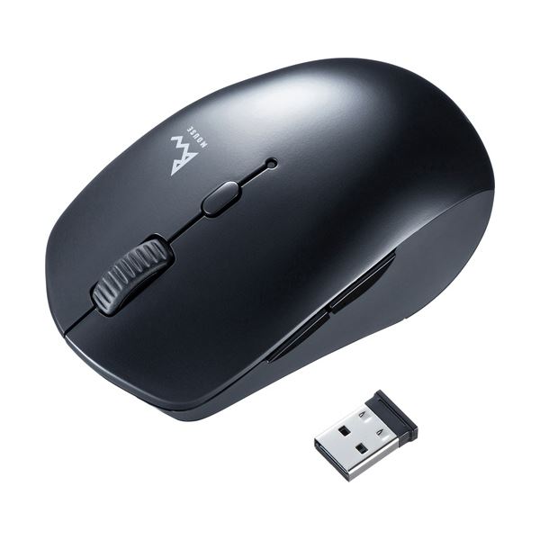 （まとめ）サンワサプライ 静音ワイヤレスブルーLEDコンボマウス ブラック MA-WBTBL193BK 1個〔×3セット〕〔代引不可〕の通販は 13,039円