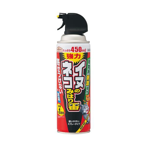 （まとめ）アース製薬 アースガーデン イヌ・ネコのみはり番スプレー 450ml 1本〔×5セット〕〔代引不可〕