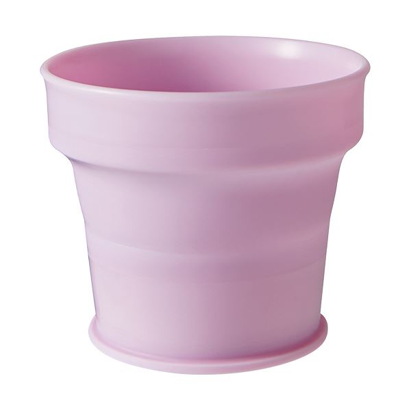 （まとめ）伊勢藤 おりたたみ うがいコップ UGAI cup 120ml ピンクベリー I-602-PB 1個〔×5セット〕〔代引不可〕の通販は