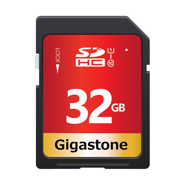 （まとめ）Gigastone SDHCカード 32GB V10 UHS-1 U1 GJSX-32GV1 1枚〔×3セット〕〔代引不可〕