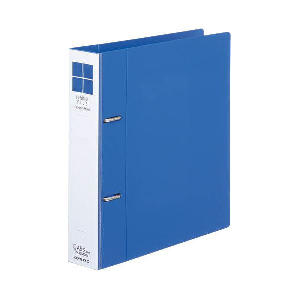 （まとめ）コクヨ Dリングファイル〔スムーススタイル〕 A5タテ 300枚収容 背幅45mm 青 フ-UDS432B 1冊〔×10セット〕〔代引不可〕の通販は 7,545円