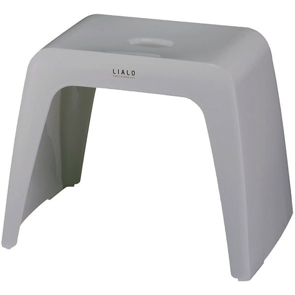 〔3個セット〕 バスチェア 風呂椅子 座面高約30cm 約幅39.2cm グレー 通気性抜群 抗菌効果 LIALO リアロ 浴室 風呂 バスルーム〔代引不可〕の通販は