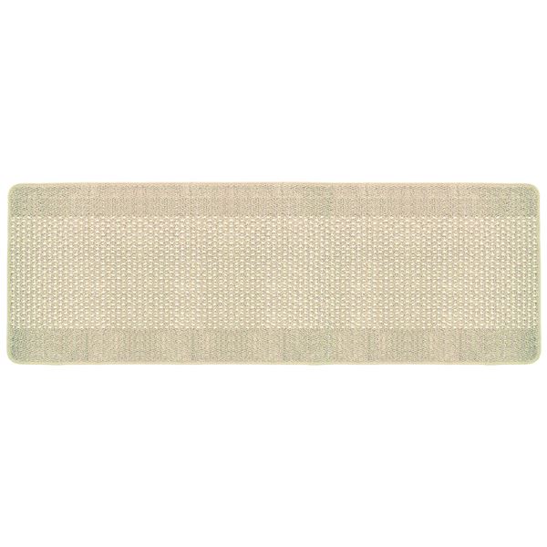 〔3個セット〕 洗いやすい キッチンマット/台所マット 〔ベージュ〕 約45×120cm 長方形 乾きやすい 折りたたみ 『優踏生』〔代引不可〕の通販は 6,997円