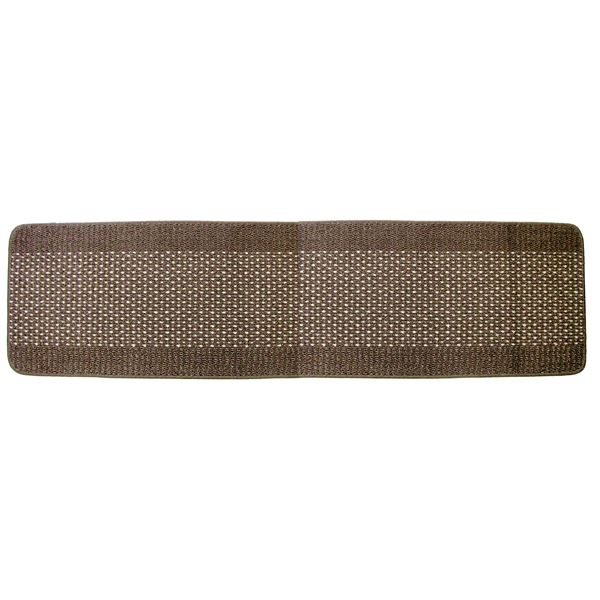 〔3個セット〕 洗いやすいキッチンマット/フロアマット 〔ブラウン〕 約45×180cm 薄手ループタイプ 日本製 『優踏生』〔代引不可〕の通販は 10,770円