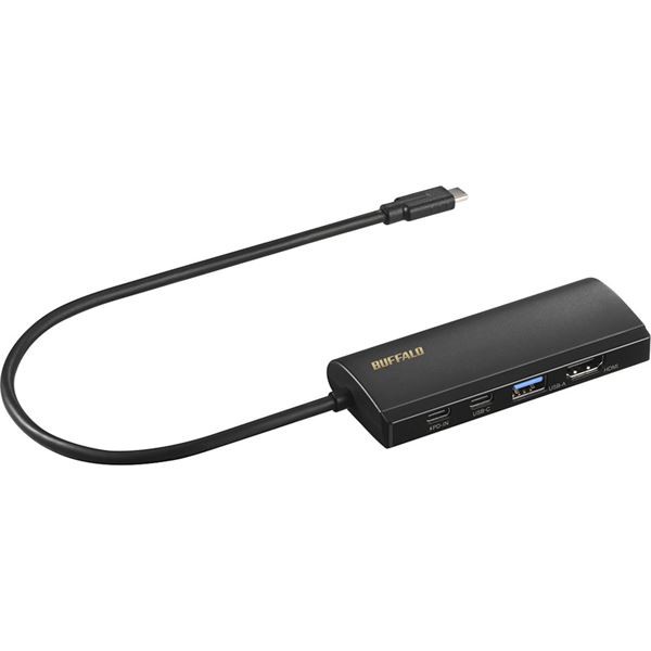 バッファロー USB Type-C接続 ドッキングステーション PD対応 HDMI出力 ブラック LUD-U3-CGHDBK〔代引不可〕の通販は