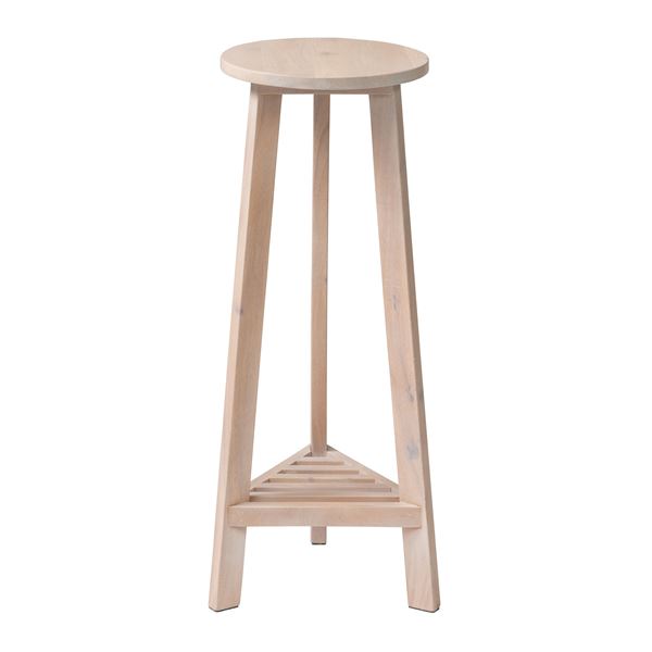 プランタースタンド M 約幅28×奥行28×高さ65cm ホワイト 木製 プランターベース リビング 店舗 観葉植物用 インテリア家具〔代引不可〕 8,220円