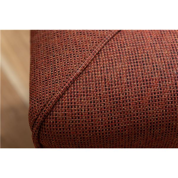 オットマン 約幅27×奥行27×高さ30cm ブラウン 木フレーム ミニスツール 完成品 リビング ダイニング インテリア家具 オットマン 約幅27×奥行27×高さ30cm ブラウン 木フレーム ミニスツール