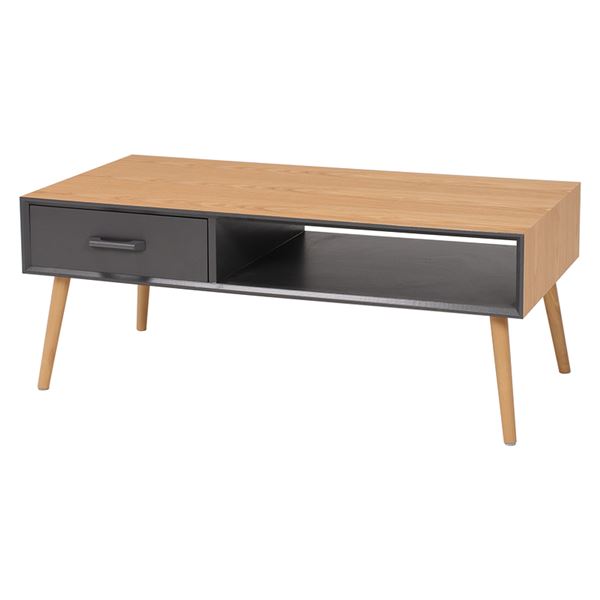 テーブル ナチュラル (約)幅100cm 組立式（脚・取手のみ）〔代引不可〕の通販は 16,620円