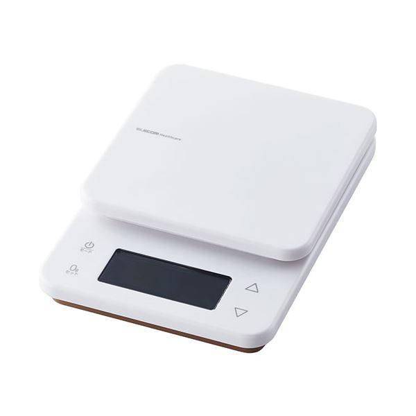 エレコム カロリー計測機能付きキッチンスケール(ホワイト) HCS-KSA02WH〔代引不可〕の通販は