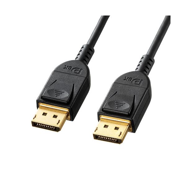〔5個セット〕 サンワサプライ DisplayPortケーブル 2m(Ver1.4) KC-DP1420X5〔代引不可〕の通販は