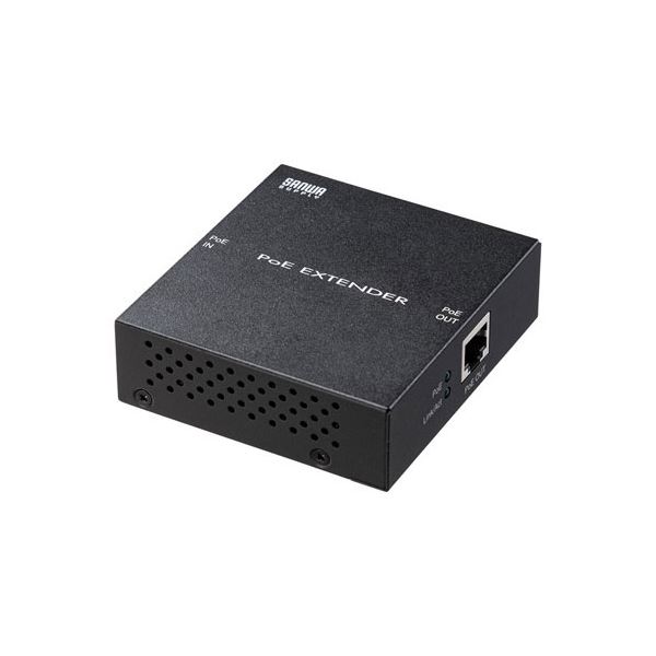 サンワサプライ PoEエクステンダー(マグネット付き) LAN-EXPOE2〔代引不可〕の通販は 14,040円