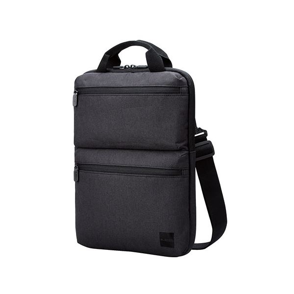 エレコム パソコンケース/リサイクル素材/縦型/取っ手付き/ショルダーベルト付き/手提げ/撥水/14.0インチ/ブラック BM-IBHCV14NBK〔代引不可〕の通販は 7,700円